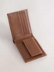 Tan Brown Leather Bifold Wallet - Image 3 of 4