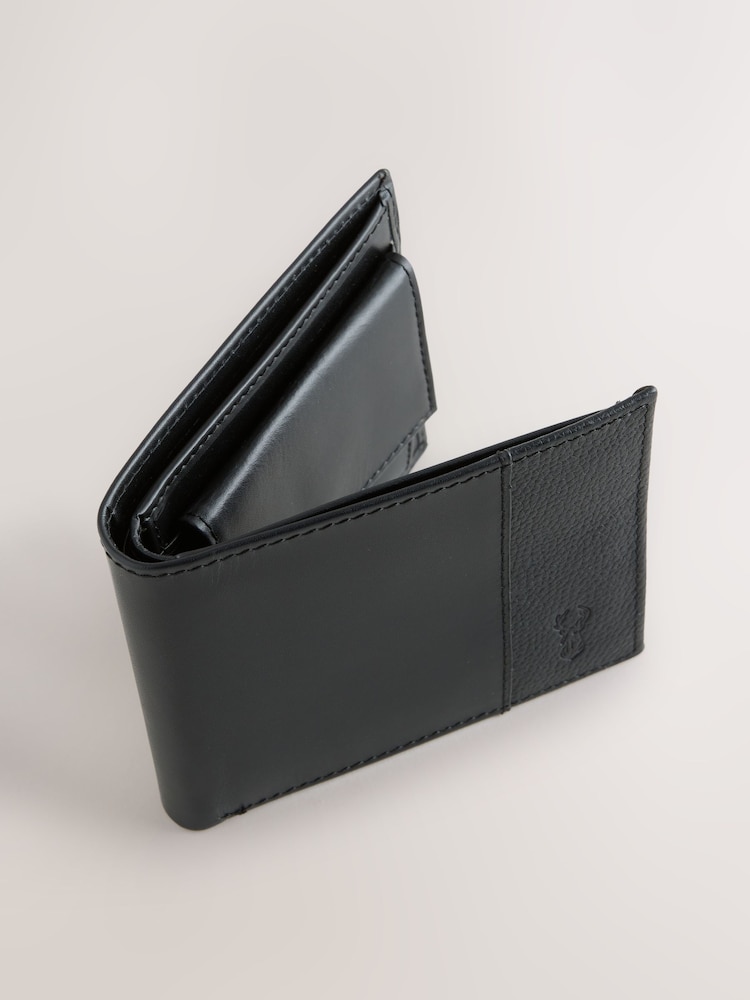 Black Leather Bifold Wallet - Image 2 of 4