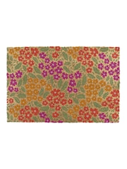 Artsy Mats Brown Floral Pattern Doormat - Image 7 of 12