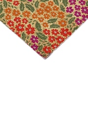 Artsy Mats Brown Floral Pattern Doormat - Image 9 of 12