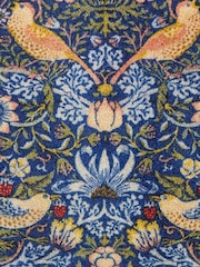 Artsy Mats Blue William Morris Strawberry Thief Indoor Washable Doormat - Image 6 of 6