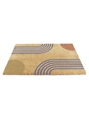 Artsy Mats Brown Colour Abstract Doormat - Image 9 of 11