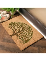 Artsy Mats Brown Tree of Life Doormat - Image 2 of 11