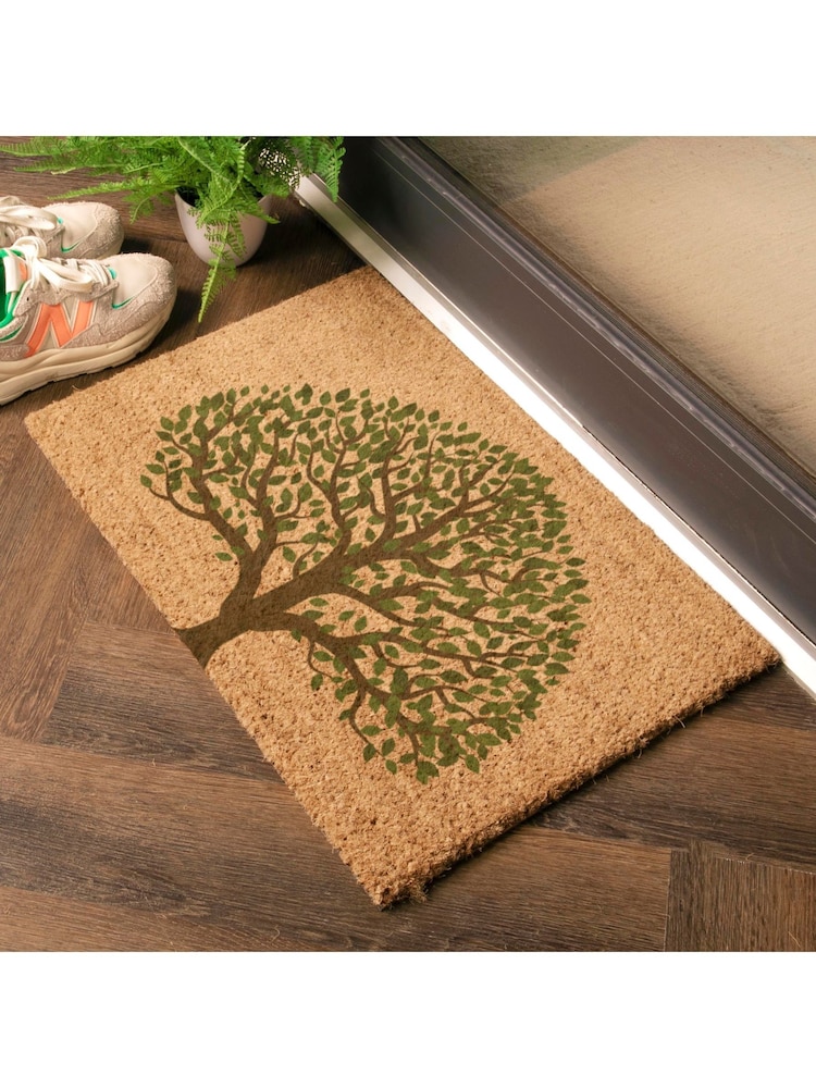 Artsy Mats Brown Tree of Life Doormat - Image 2 of 11 Artsy Mats Brown Tree of Life Doormat - Image 2 of 11