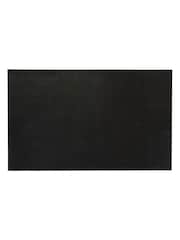 Artsy Mats Black Highland Cow Indoor Washable Doormat - Image 6 of 6
