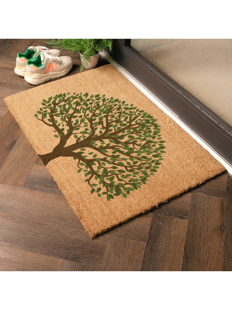 Artsy Mats Brown Tree of Life Doormat - Image 2 of 10 Artsy Mats Brown Tree of Life Doormat - Image 2 of 10