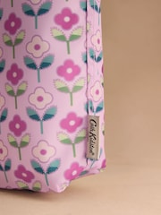 Cath Kidston Lilac Purple Graphic Flower Print Foldaway Shopper Bag - Image 3 of 4