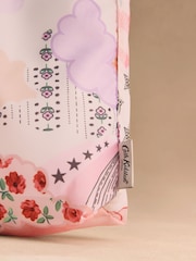 Cath Kidston Pink Cloud Print Clip On Purse with Foldaway Shopper - Image 3 of 4