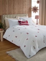 Qış Alp Tufted Naxışlı Duver Üzlüyü və Yastıq Üzü Dəsti - 5şəkildən 1 şəkil