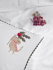 Woodland Mouse Tufted Duvet Cover and Pillowcase Set - Bild 3 von 5