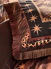 Brown Jungle Leopard Velvet Duvet Cover and PIllowcase Set - Image 5 of 6