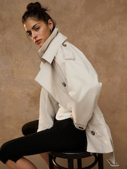 Sand Low Belted Trench Coat - Image 4 of 9