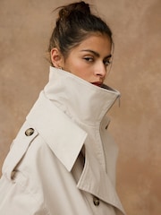 Sand Low Belted Trench Coat - Image 6 of 9