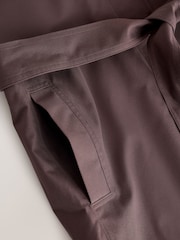 Mocha Brown Water Proof Trench Coat - Image 7 of 9