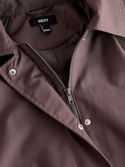 Mocha Brown Water Proof Trench Coat - Image 8 of 9