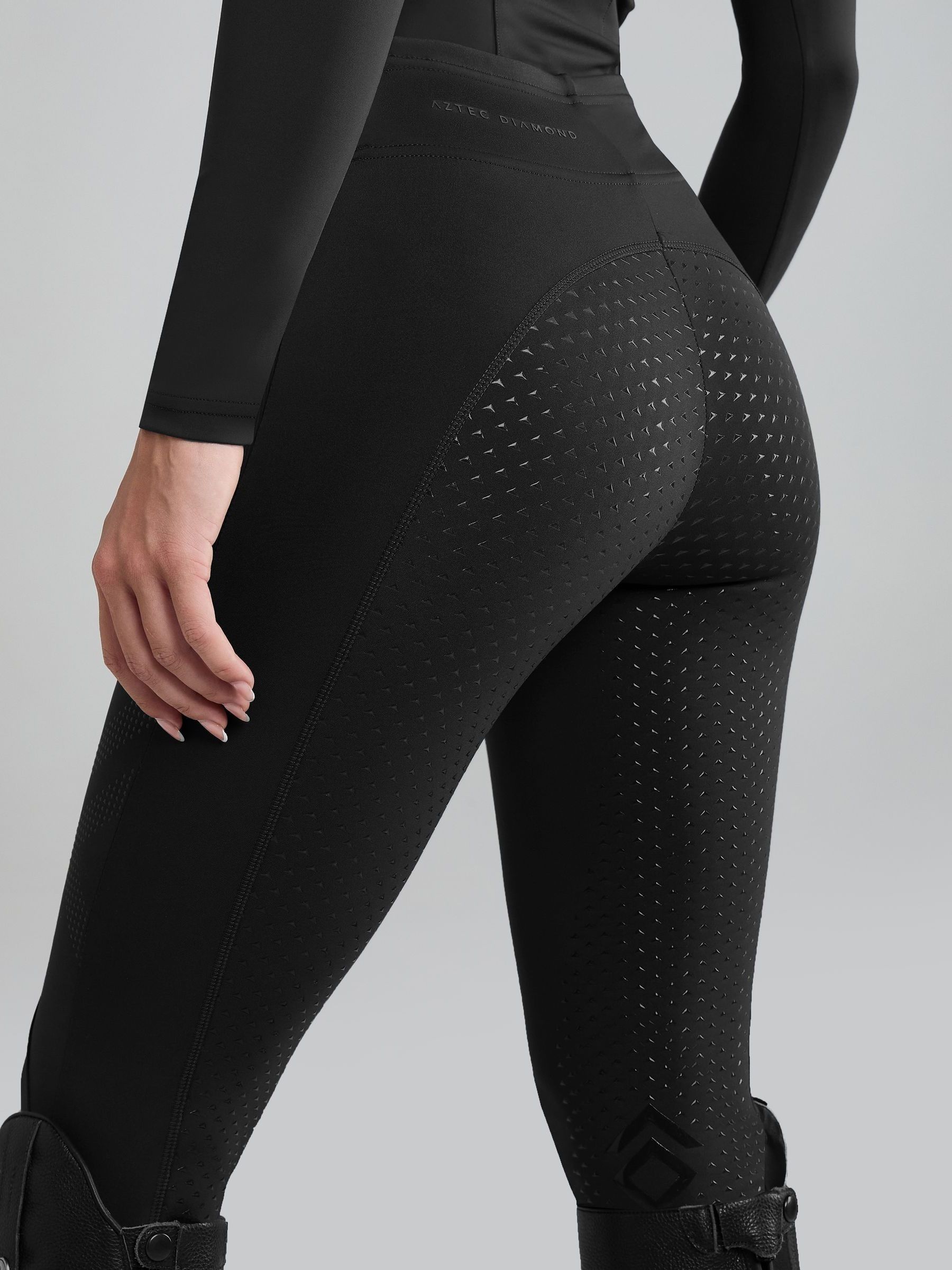 Buy Aztec Diamond Black Full Seat Core Leggings from the Next UK online ...