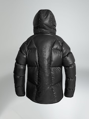 Aztec Diamond Black Heavy Quilted Puffer Coat - Image 7 of 7