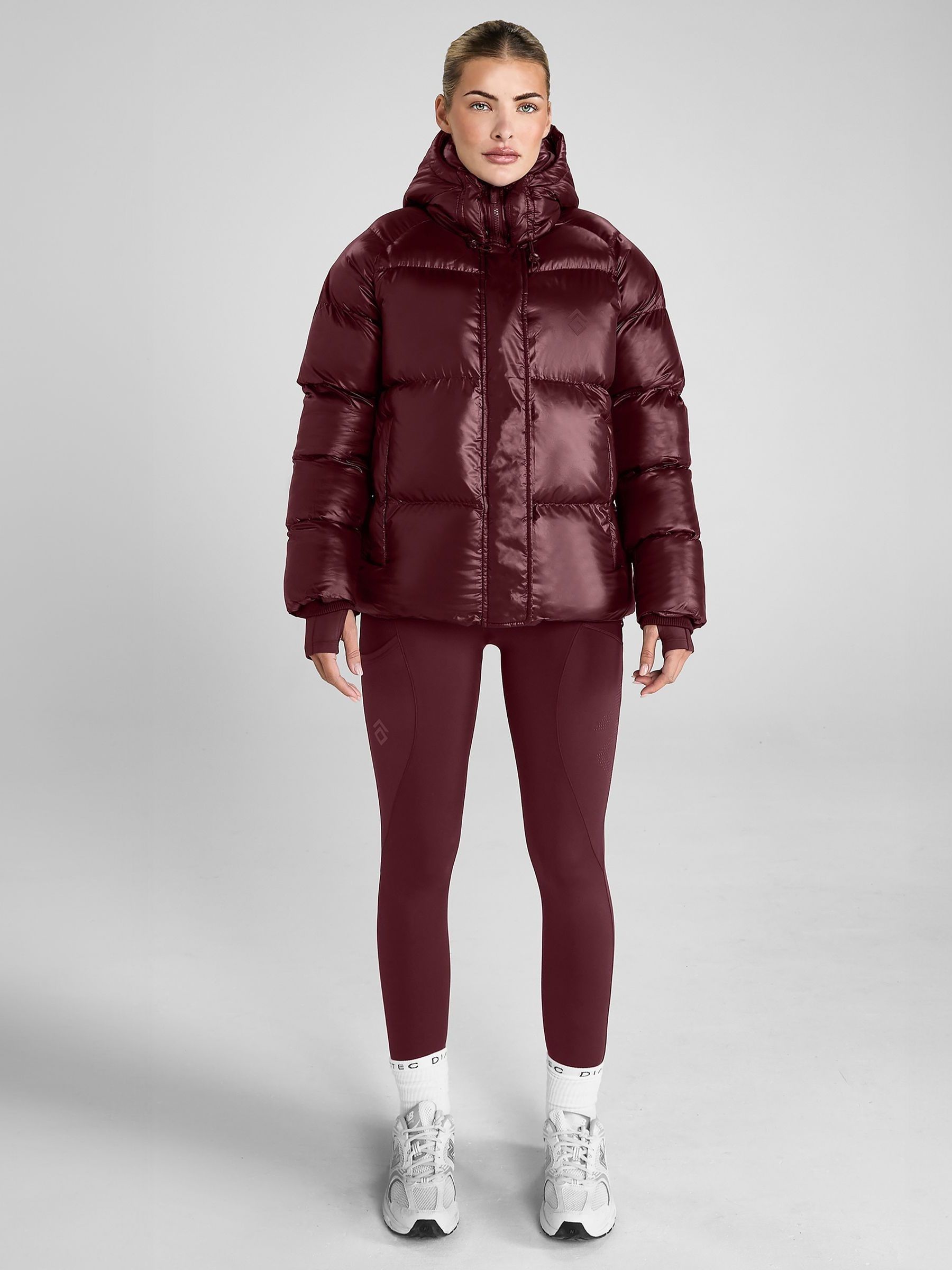 Buy Aztec Diamond Red Heavy Quilted Puffer Coat from Next USA