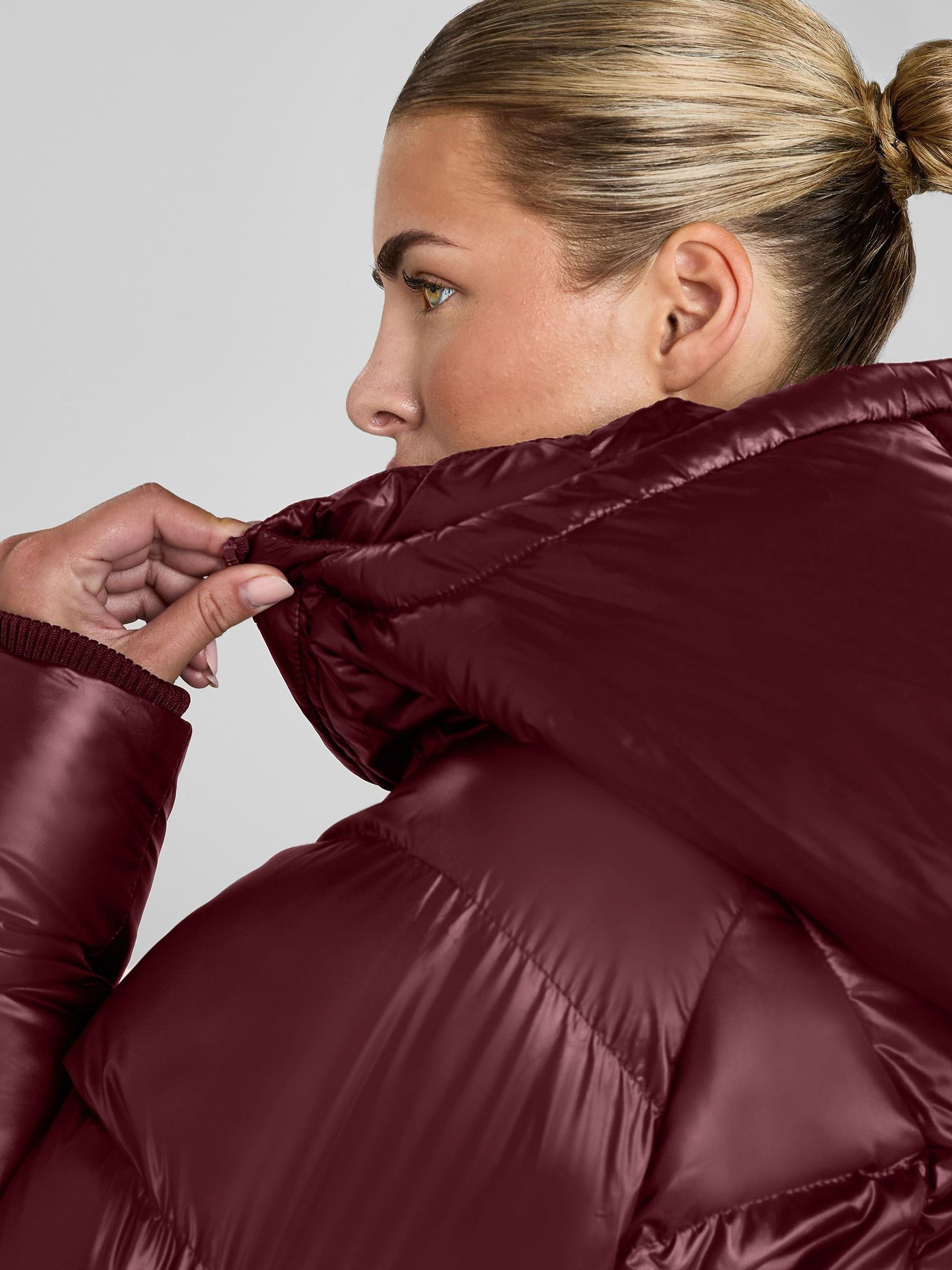 Buy Aztec Diamond Red Heavy Quilted Puffer Coat from Next USA
