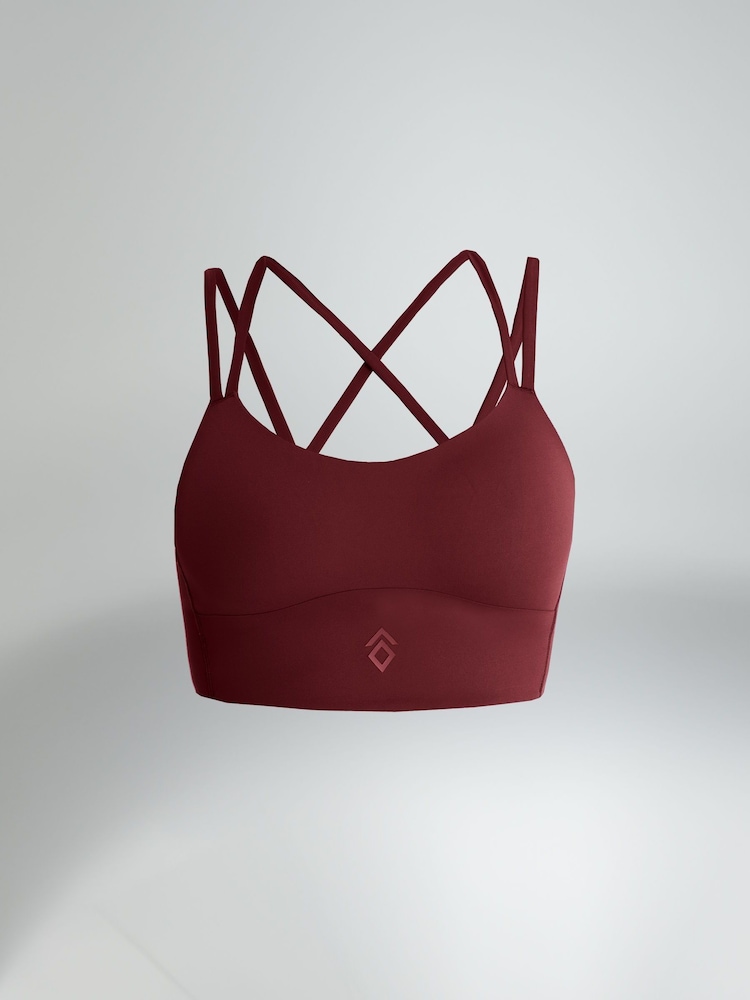 Aztec Diamond Red Bonded Sports Bra - Image 5 of 5 Aztec Diamond Red Bonded Sports Bra - Image 5 of 5