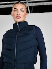 Aztec Diamond Blue Lightweight Gilet - Image 2 of 6