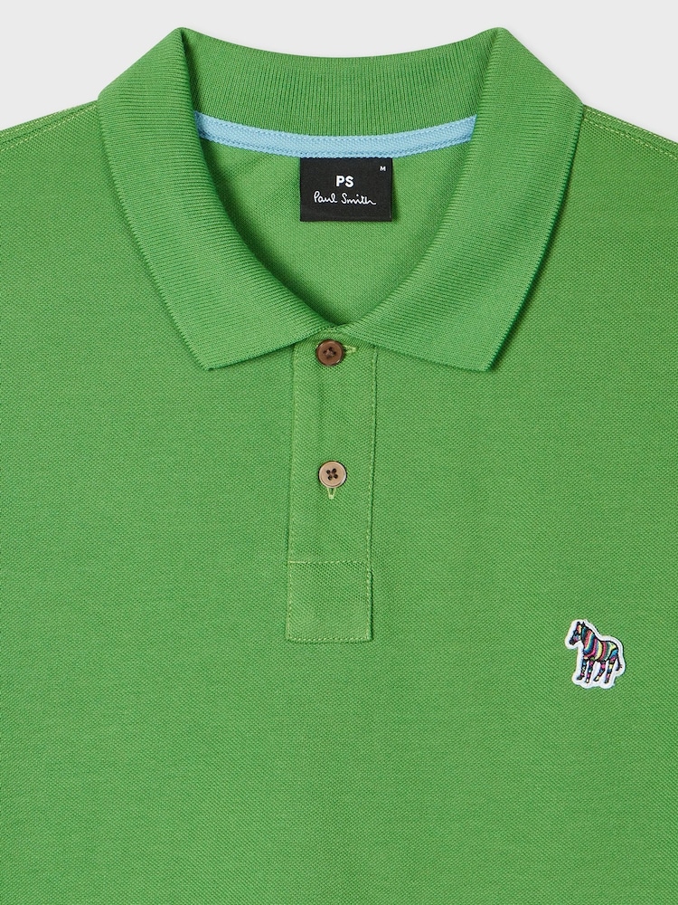 PS Paul Smith Green Logo Polo Shirt - Image 6 of 6
