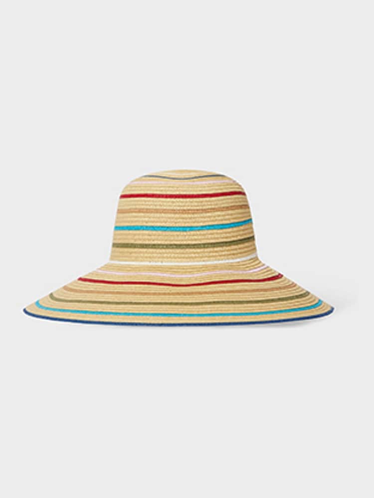 PS Paul Smith Nude Signatute Stripe Hat - Image 1 of 5