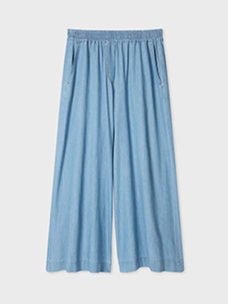 PS Paul Smith Blue Wide Leg Trousers - Image 2 of 6 PS Paul Smith Blue Wide Leg Trousers - Image 2 of 6