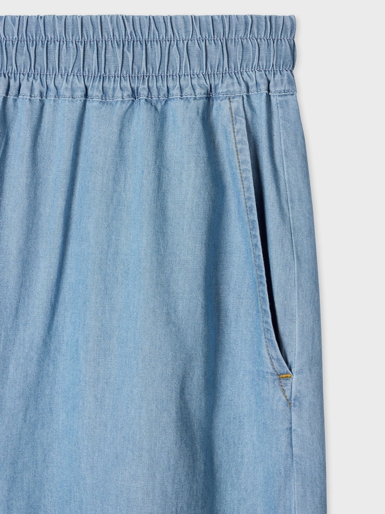 PS Paul Smith Blue Wide Leg Trousers - Image 6 of 6 PS Paul Smith Blue Wide Leg Trousers - Image 6 of 6