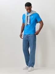 PS Paul Smith Blue Zebra Logo Polo Shirt - Image 2 of 6