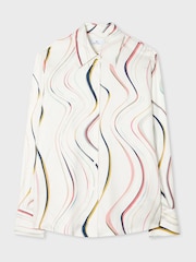 PS Paul Smith White Signature Swirl Shirt - Image 1 of 2