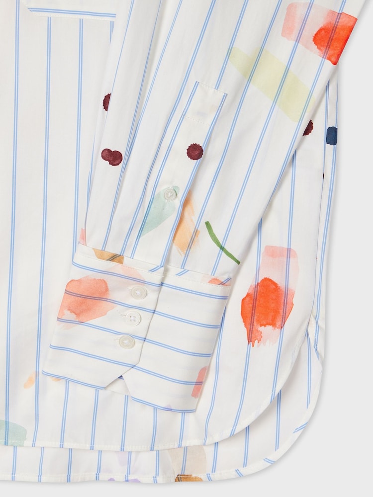 PS Paul Smith Iconic Stripe Printed Shirt - Imaginea 2 din 5