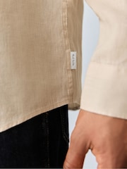 PS Paul Smith Natural Long Sleeve Logo Shirt - Image 4 of 5