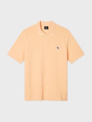 PS Paul Smith Orange Zebra Logo Polo Shirt - Image 1 of 2