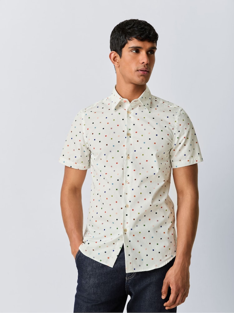 Рубашка PS Paul Smith с приталенным кроем и длинными рукавами - Изображение 1 7