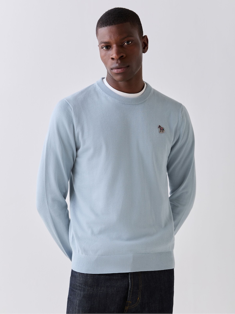 PS Paul Smith Blue Crew Neck Jumper - Image 1 of 4
