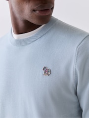 PS Paul Smith Blue Crew Neck Jumper - Image 4 of 4