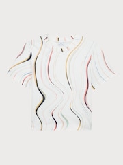 PS Paul Smith White Swirl Print T-Shirt - Image 1 of 2