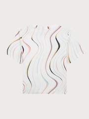 PS Paul Smith White Swirl Print T-Shirt - Image 2 of 2