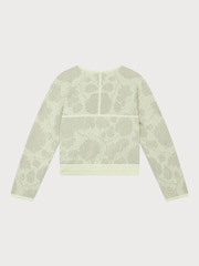 PS Paul Smith Green Long Sleeve Knitted Print Cardigan - Image 2 of 3