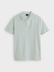 PS Paul Smith Green Zip Neck Polo Shirt - Image 1 of 1