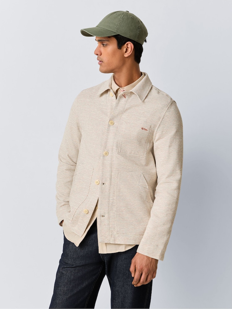 PS Paul Smith White Casual Fit Chore Jacket - Image 1 of 11