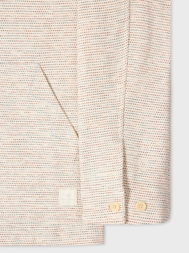 PS Paul Smith White Casual Fit Chore Jacket - Image 11 of 11