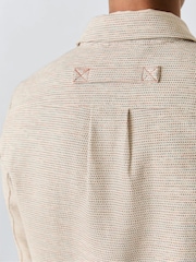 PS Paul Smith White Casual Fit Chore Jacket - Image 4 of 11