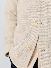PS Paul Smith White Casual Fit Chore Jacket - Image 5 of 11