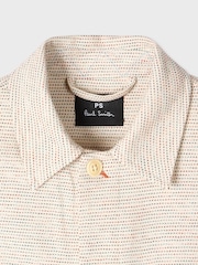 PS Paul Smith White Casual Fit Chore Jacket - Image 9 of 11