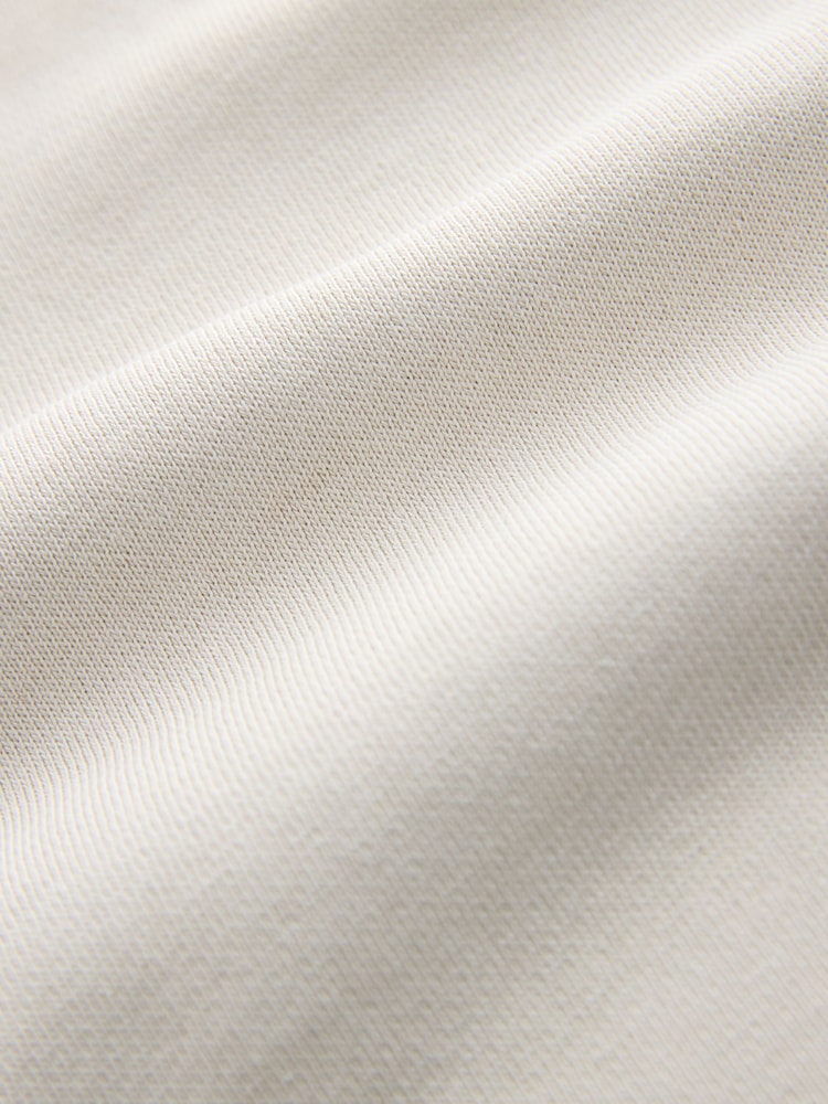 Ecru Contrast Collar Long Sleeve Graphic Embroidered Rugby Shirt - Image 3 of 3