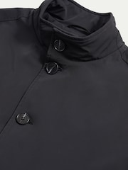 Peckham Rye Black Padded Rain Coat - Image 10 of 13