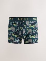 Blue/Green A-Front Boxers 5 Pack - Image 3 of 9