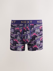 Blue/Green A-Front Boxers 5 Pack - Image 4 of 9